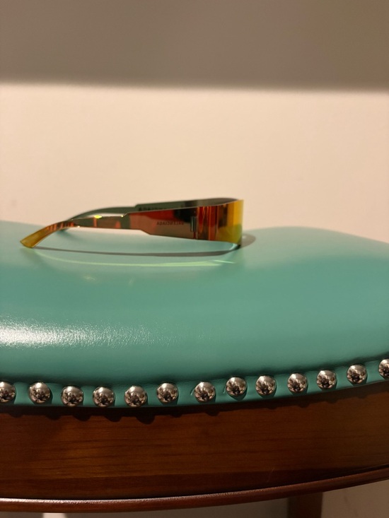 🔥 Balenciaga Wrap Gradient Orange-Yellow Shield Sunglasses  🔥 Summer Hawt🔥 - Picture 8 of 13